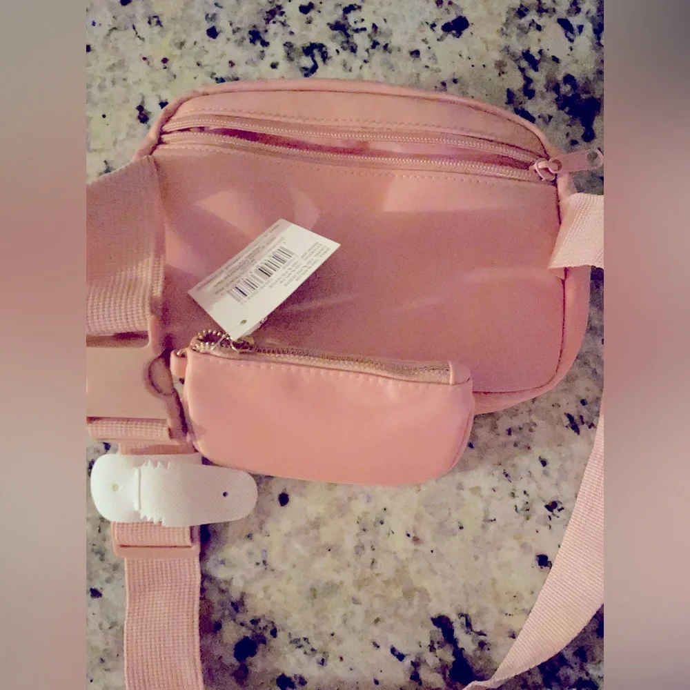NWT MAKE MARKET 2 piece Crossbody Pink w coin purse to match backpack Both New